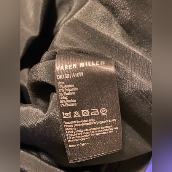 Karen Millen Blue Multi Peplum Dress size 6 - Picture 7 of 7